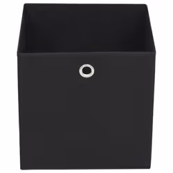 VidaXL 325187 scatola di conservazione Tessuto non tessuto (TNT) Nero - Vista aggiuntiva 4
