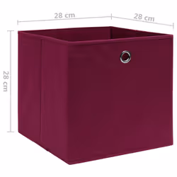 VidaXL 325199 scatola di conservazione Tessuto non tessuto (TNT) Arancione scuro - Vista aggiuntiva 5