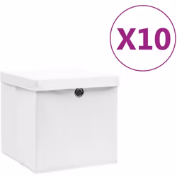 Questi contenitori con i coperchi, pieghevoli e alla moda, si adatteranno perfettamente a qualsiasi tipo di scaffale. Queste  ...