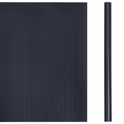 vidaXL Recinzione Frangivento 4 pz in PVC 35x0,19m Grigio Scuro Opaco - Vista aggiuntiva 3