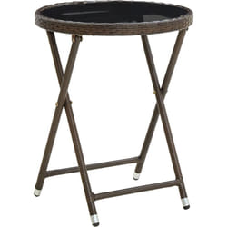 VidaXL 310560 tavolo da esterno Marrone