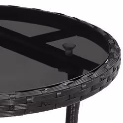 VidaXL 310598 tavolo da esterno Nero - Vista aggiuntiva 5