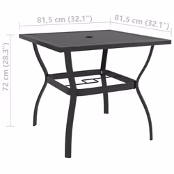 VidaXL 312168 tavolo da esterno Antracite - Vista aggiuntiva 5