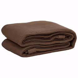 vidaXL Tappeto da Tenda 400x400 cm Marrone - Vista aggiuntiva 2