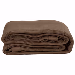vidaXL Tappeto da Tenda 400x400 cm Marrone - Vista aggiuntiva 3