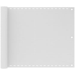 Schermo Frangivista per Balcone Bianco 75x500 cm in hdpe Vidaxl 3816