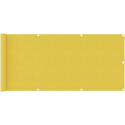 Telo frangivista per balcone, Paravento da Balcone Giallo 75x400 cm in hdpe Vidaxl