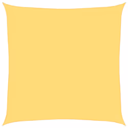 vidaXL Vela Parasole 160 g/m² Beige 6x6 m in HDPE - Vista aggiuntiva 2