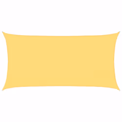 vidaXL Vela Parasole 160 g/m² Beige 2,5x5 m in HDPE - Vista aggiuntiva 2