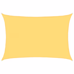vidaXL Vela Parasole 160 g/m² Beige 5x6 m in HDPE - Vista aggiuntiva 2