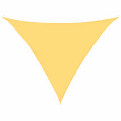 vidaXL Vela Parasole 160 g/m² Beige 5x5x6 m in HDPE - Vista aggiuntiva 2