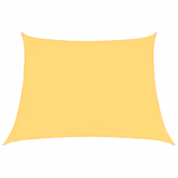 vidaXL Vela Parasole 160 g/m² Beige 4/5x3 m in HDPE - Vista aggiuntiva 2