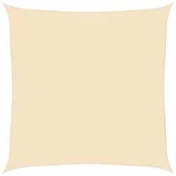 vidaXL Vela Parasole 160 g/m² Crema 3x3 m in HDPE - Vista aggiuntiva 2