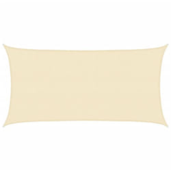 Vela Parasole, Vele ombreggianti 160 g/m² Crema 2x3, 5 m in hdpe Vidaxl