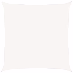 vidaXL Vela Parasole 160 g/m² Bianca 5x5 m in HDPE - Vista aggiuntiva 2