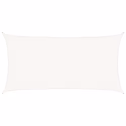 vidaXL Vela Parasole 160 g/m² Bianca 2x3,5 m in HDPE - Vista aggiuntiva 2