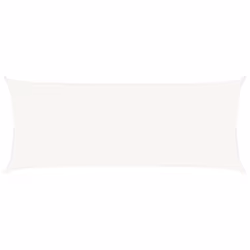 vidaXL Vela Parasole 160 g/m² Bianca 2x5 m in HDPE - Vista aggiuntiva 2