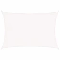 vidaXL Vela Parasole 160 g/m² Bianca 3x4,5 m in HDPE - Vista aggiuntiva 2