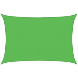 Vidaxl - Vela Parasole 160 g/m² Verde Chiaro 2,5x3,5 m in hdpe 234210