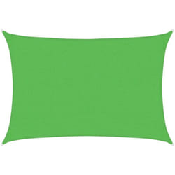 Vela Parasole, Vele ombreggianti 160 g/m² Verde Chiaro 2, 5x4 m in hdpe Vidaxl