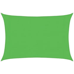 Vidaxl - Vela Parasole 160 g/m² Verde Chiaro 3x4,5 m in hdpe 300818