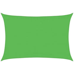 Vidaxl - Vela Parasole 160 g/m² Verde Chiaro 3,5x5 m in hdpe 431154