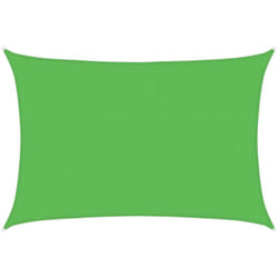 Vidaxl - Vela Parasole 160 g/m² Verde Chiaro 4x6 m in hdpe 712035