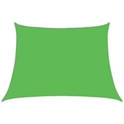 Vela Parasole, Vele ombreggianti 160 g/m² Verde Chiaro 4/5x3 m in HDPE vidaXL