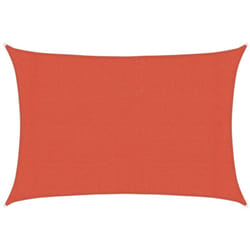 Vela Parasole 160 g/m² Terracotta 3x4,5 m in hdpe Vidaxl 743921