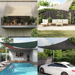 Vela Parasole 160 g/m² Talpa 2,5x4 m in hdpe - Vidaxl