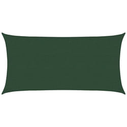 Vidaxl - Vela Parasole, Vele ombreggianti 160 g/m² Verde Scuro 2x4 m in hdpe