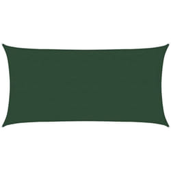 Vela Parasole 160 g/m² Verde Scuro 4x7 m in HDPE vidaXL849133