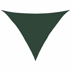 vidaXL Vela Parasole 160 g/m² Verde Scuro 5x5x6 m in HDPE - Vista aggiuntiva 2