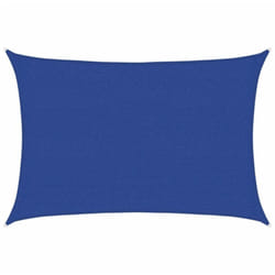 Vidaxl - Vela Parasole 160 g/m² Blu 2,5x3,5 m in hdpe 696661