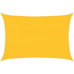 Vela Parasole 160 g/m² Gialla 2,5x3,5 m in hdpe Vidaxl 688905