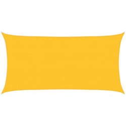 Vela Parasole 160 g/m² Gialla 2,5x4,5 m in hdpe Vidaxl 139978