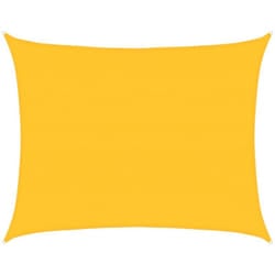 Vela Parasole 160 g/m² Rettangolare Giallo 6x8 m in hdpe Vidaxl 176639
