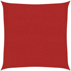 Vela Parasole, Vele ombreggianti 160 g/m² Rossa 3, 6x3, 6 m in hdpe Vidaxl