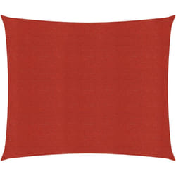 Vela Parasole, Vele ombreggianti 160 g/m² Rossa 4, 5x4, 5 m in hdpe Vidaxl