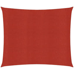 Vidaxl - Vela Parasole 160 g/m² Rossa 6x6 m in hdpe 179057