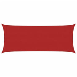 Vela Parasole, Vele ombreggianti 160 g/m² Rossa 2x5 m in hdpe Vidaxl