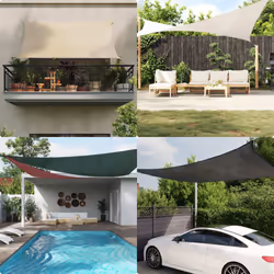 Colore: Rosso Materiale: HDPE (Polietilene ad alta densità) Dimensioni: 2,5 x 3,5 m (L x P) Forma: Rettangolare Protezione UV ...