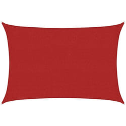 Vidaxl - Vela Parasole 160 g/m² Rossa 2,5x4 m in hdpe 941112