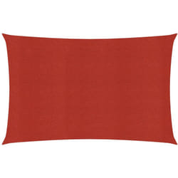 Vela Parasole 160 g/m² Rossa 2,5x4,5 m in hdpe Vidaxl 571450