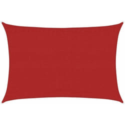 Vela Parasole, Vele ombreggianti 160 g/m² Rossa 3, 5x4, 5 m in hdpe Vidaxl