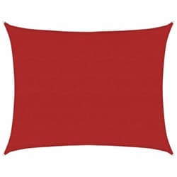 Vidaxl - Vela Parasole 160 g/m² Rossa 6x7 m in hdpe 954122