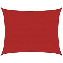 Vidaxl - Vela Parasole 160 g/m² Rossa 6x8 m in hdpe 818520
