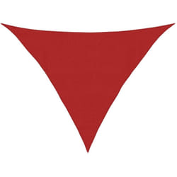 Vela Parasole, Vele ombreggianti 160 g/m² Rossa 4x4x5, 8 m in hdpe Vidaxl
