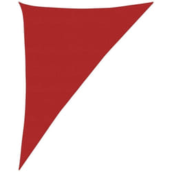 Vela Parasole 160 g/m² Rossa 4x5x6,8 m in hdpe Vidaxl 324805