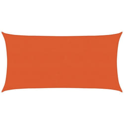 Vela Parasole 160 g/m² Arancione 2,5x4,5 m in hdpe Vidaxl 619173